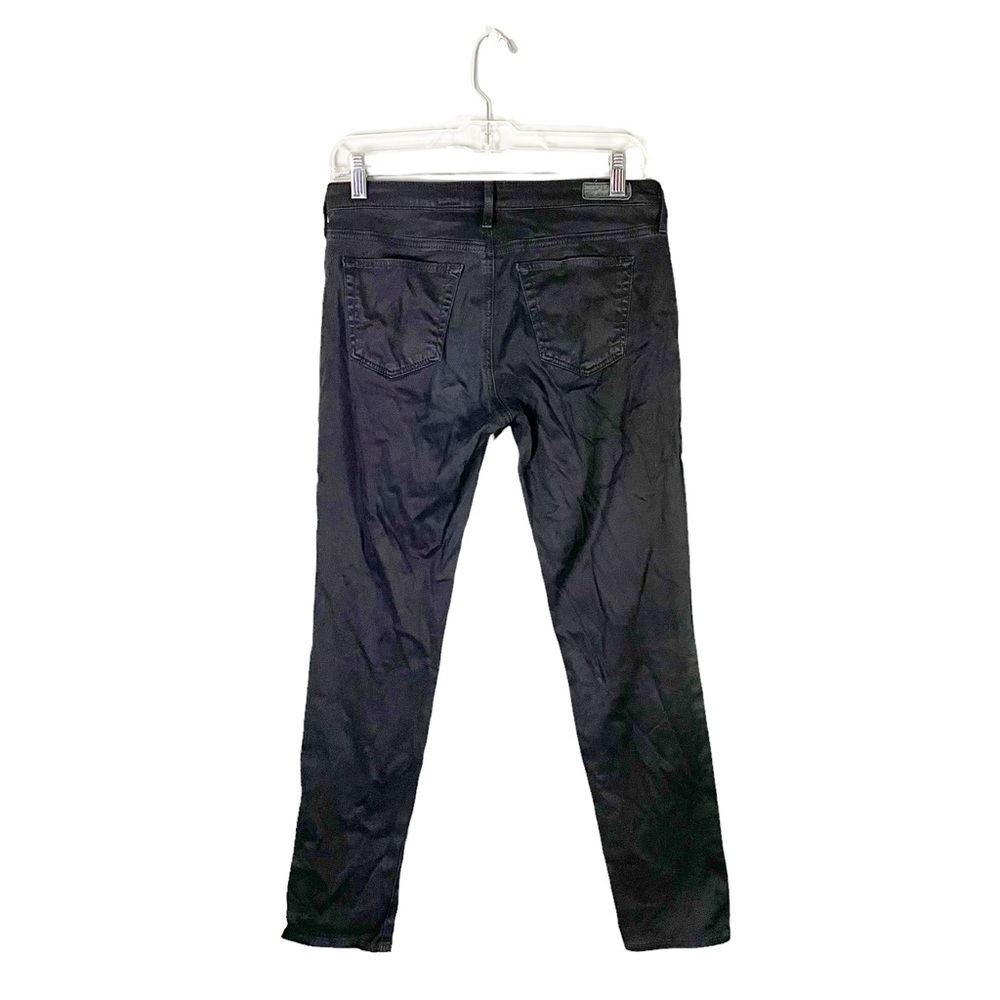 AG Adriano Goldschmied The Stevie Ankle Slim Straight Leg Black Skinny Jeans 28 - Picture 3 of 8